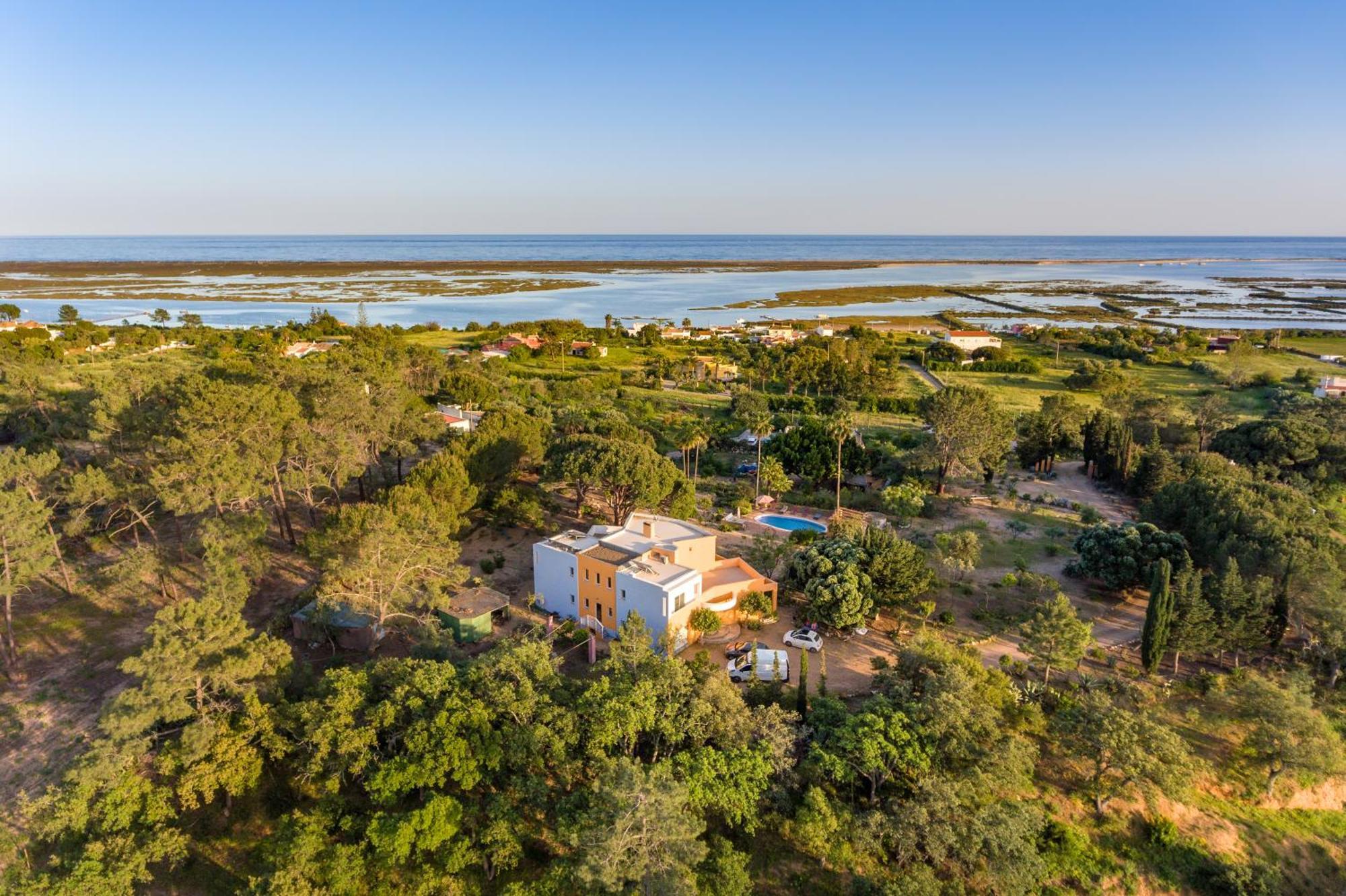 Meia Lua - Your Private Artsy Paradise Overlooking The Ria Formosa With Pool And Sea Views Near Barril Beach, Tavira Luz de Tavira Exterior photo